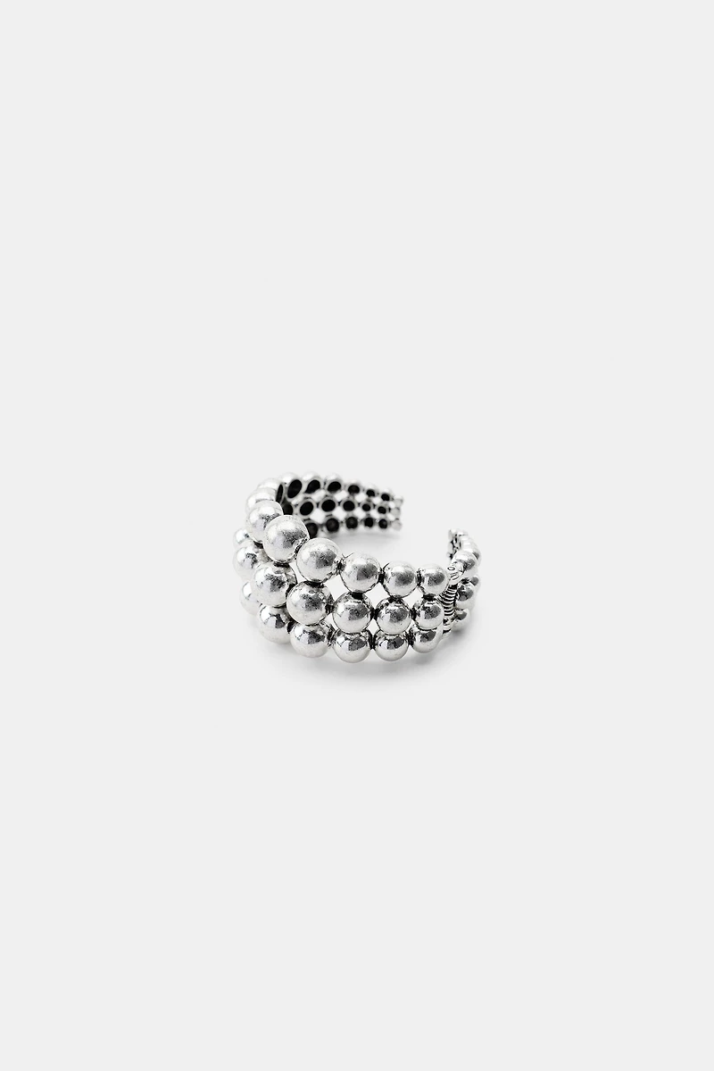 RIGID METAL BALLS BRACELET