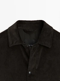 Corduroy jacket with pockets