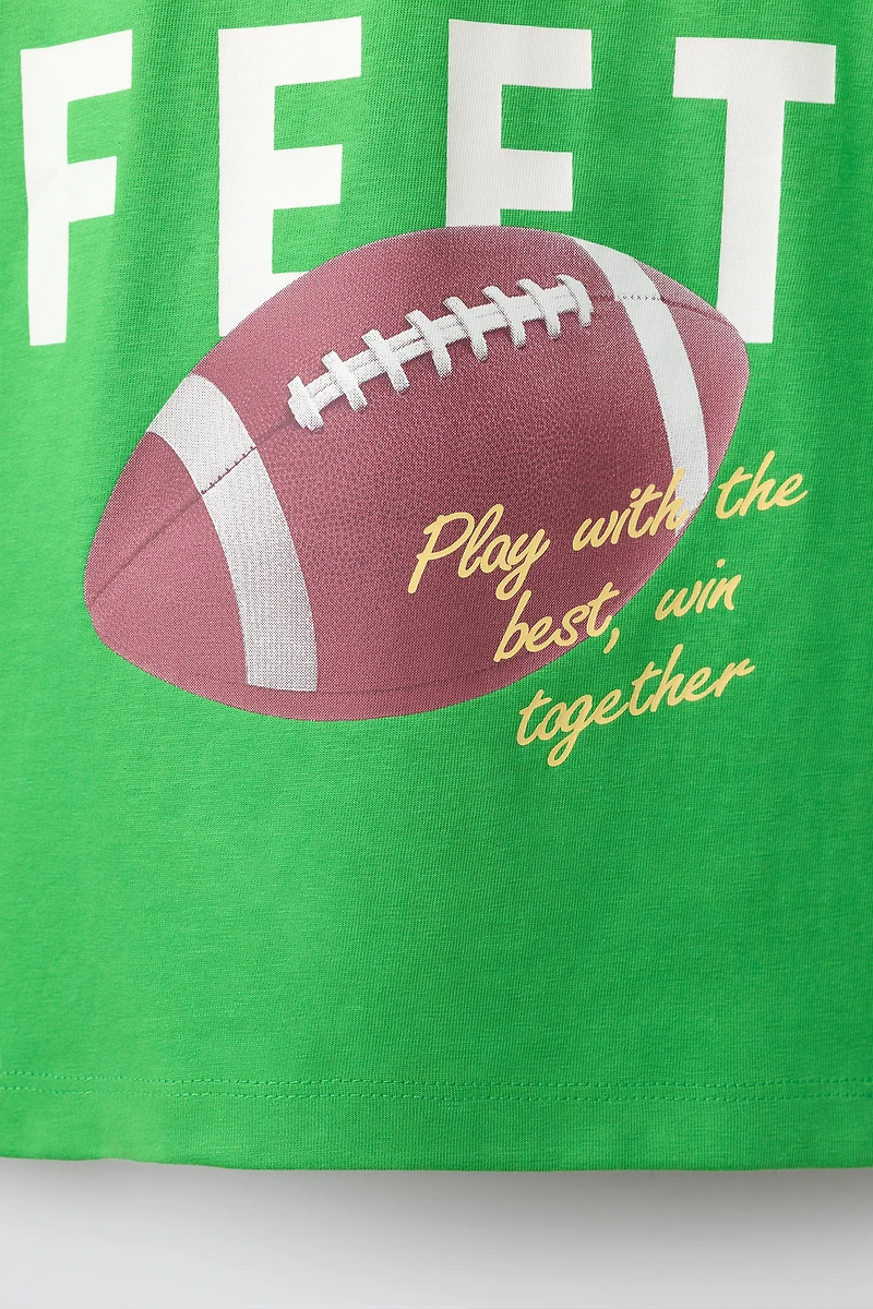 SPORTS PRINT T-SHIRT