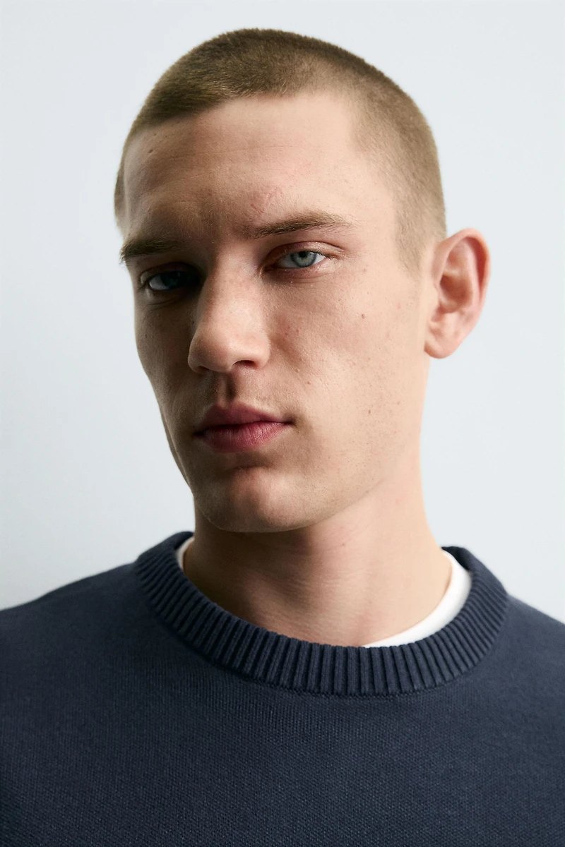 SOFT TEXTURED KNIT SWEATER