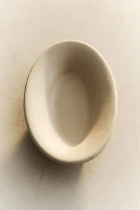 EARTHEN CERAMIC BATHROOM SOAP DISH