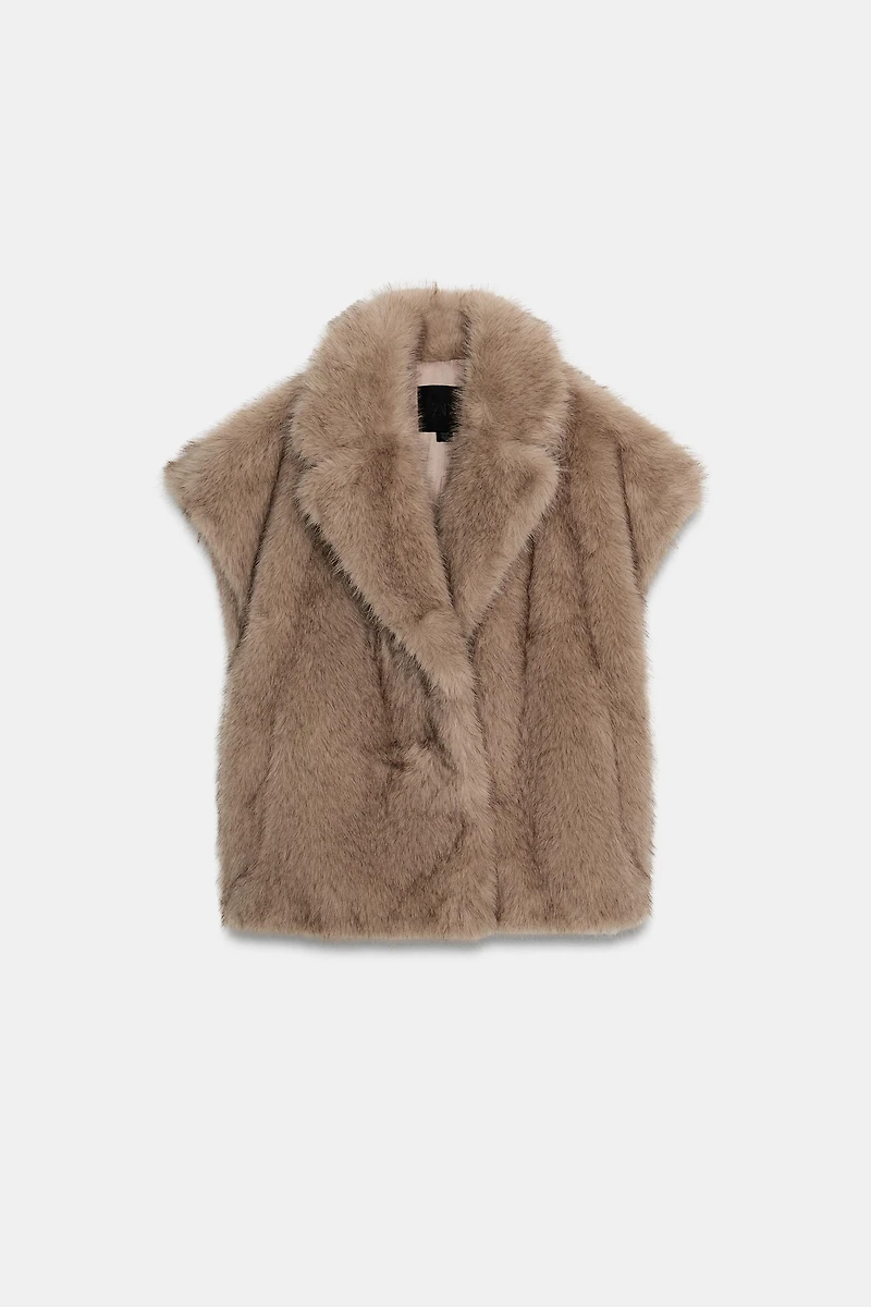 ZW COLLECTION LIMITED EDITION FAUX FUR VEST