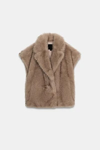 ZW COLLECTION LIMITED EDITION FAUX FUR VEST