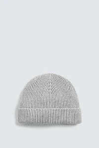COTTON-CASHMERE KNIT HAT
