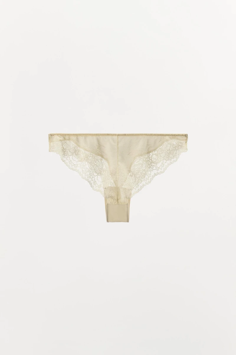 COTTON LACE PANTIES