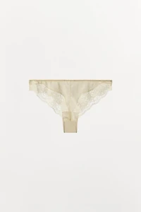 COTTON LACE PANTIES
