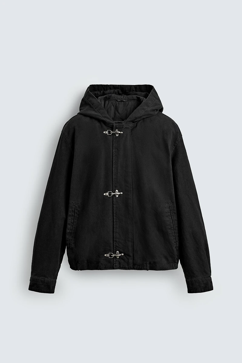 FIREMAN CLASP HOODIE JACKET