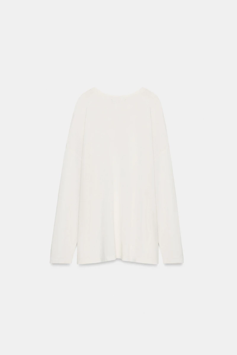 PULL OVERSIZE EN MAILLE FINE
