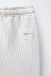 OTTOMAN T-SHIRT AND BERMUDA SHORTS SET WITH LABEL