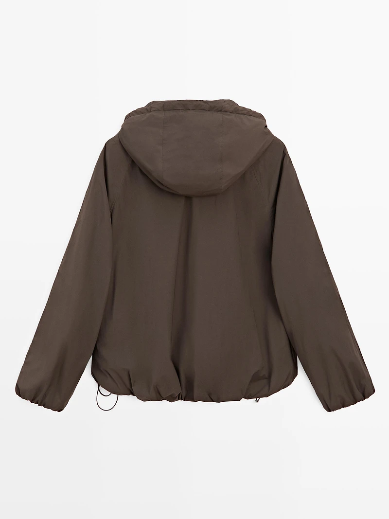 High neck puffer jacket