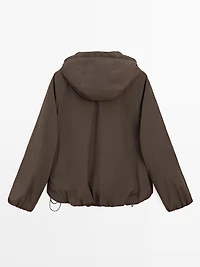 High neck puffer jacket