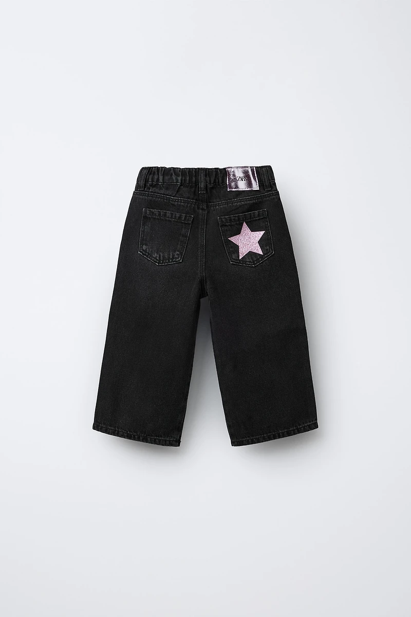 SHIMMER STAR CULOTTE JEANS
