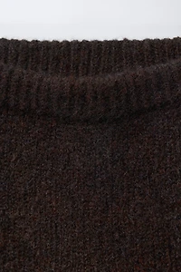 LEGGING EN MAILLE AVEC DENTELLE