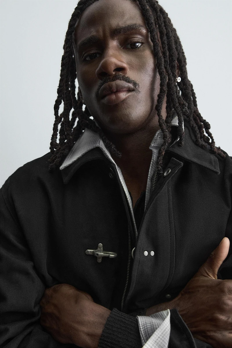 RELAXED FIT FIREMAN CLASP JACKET