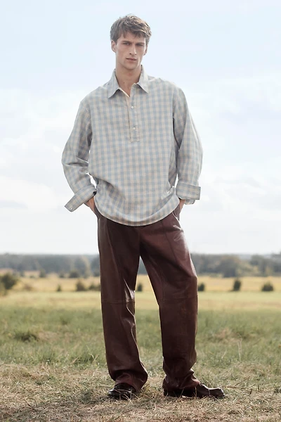 LIMITED EDITION PLAID POLO SHIRT