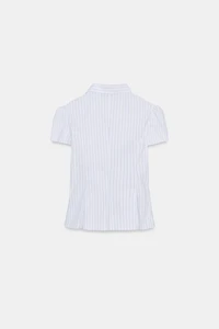 STRIPED POPLIN SHIRT
