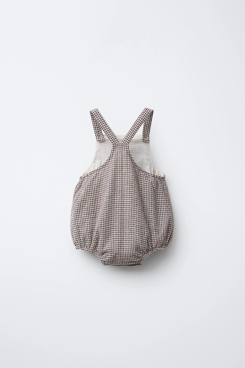 PLAID ROMPER