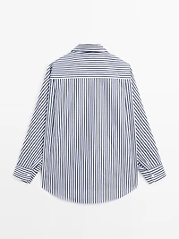Chemisier oversize à rayures