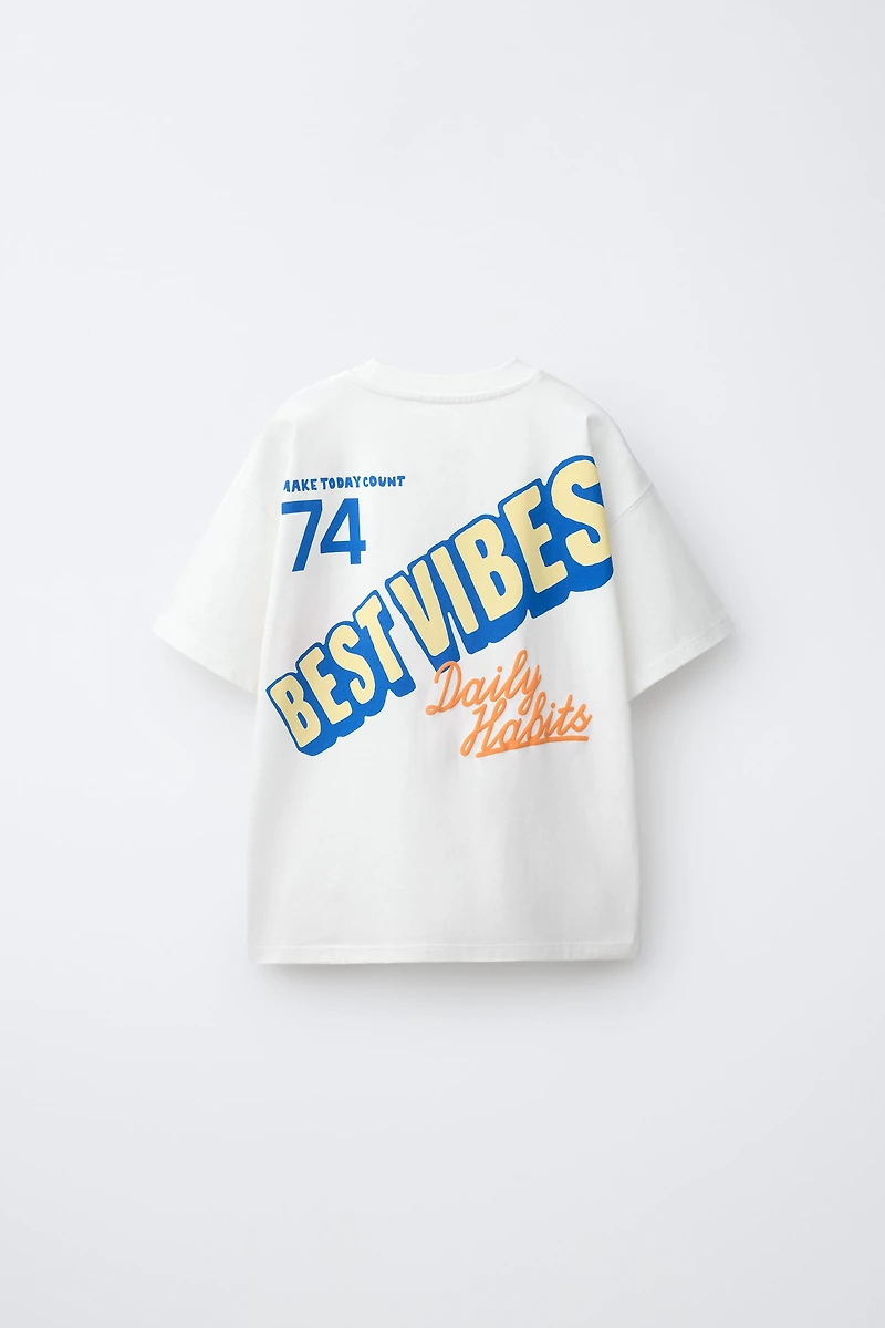 TEXT PRINT T-SHIRT