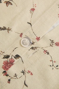 HOUSSE DE COUETTE COTON LIN FLEURS | KATHARINE POLE