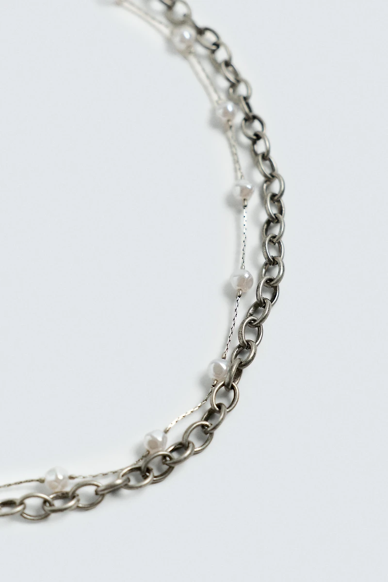 LOT DE 2 COLLIERS ASSORTIS