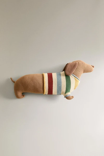 COUSSIN ENFANT CHIEN TRICOT