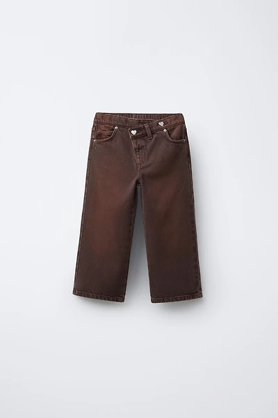 JEAN WIDE LEG TAILLE CROISÉE