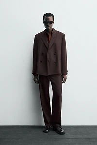 DOUBLE BREASTED BLAZER WITH WOOL