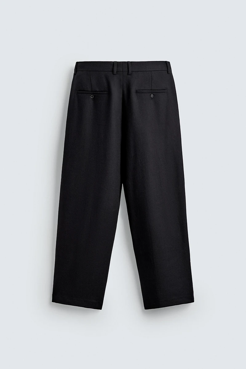 100% WOOL STRAIGHT FIT PANTS LIMITED EDITION