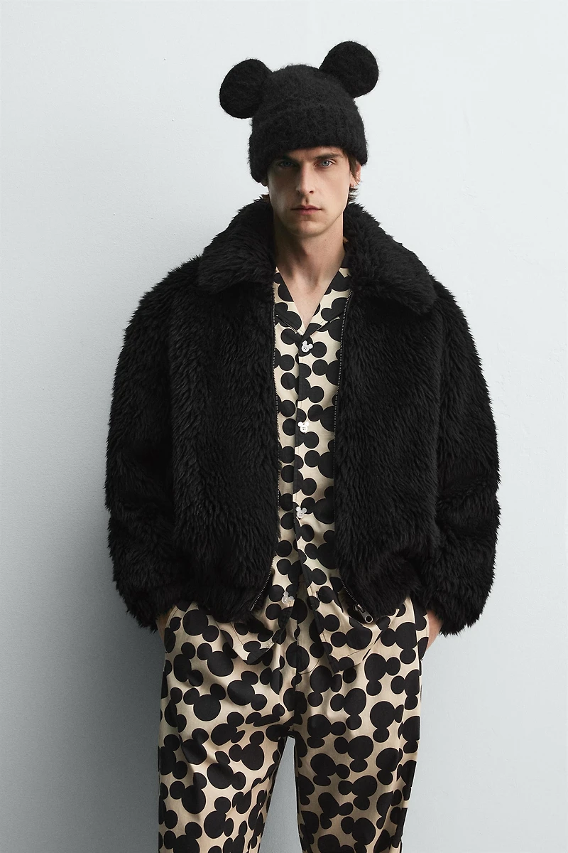 VESTE EFFET FOURRURE HARRY LAMBERT FOR ZARA X DISNEY