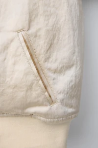 SATEEN BOMBER JACKET