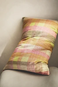 CHECK THROW PILLOW COVER