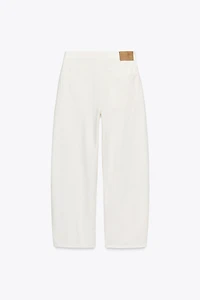 ZW COLLECTION PLEATED COTTON PANTS