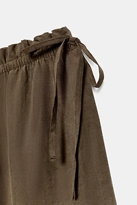TIED PALAZZO PANTS