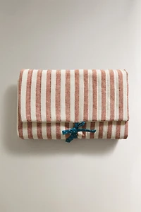 STRIPED PORTABLE BABY CHANGING MAT