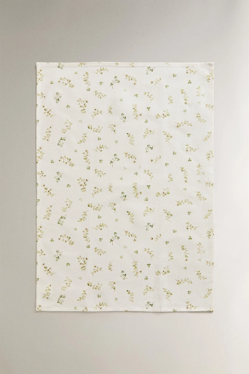 PACK OF COTTON FLORAL KITCHEN TOWELS (PACK OF 2