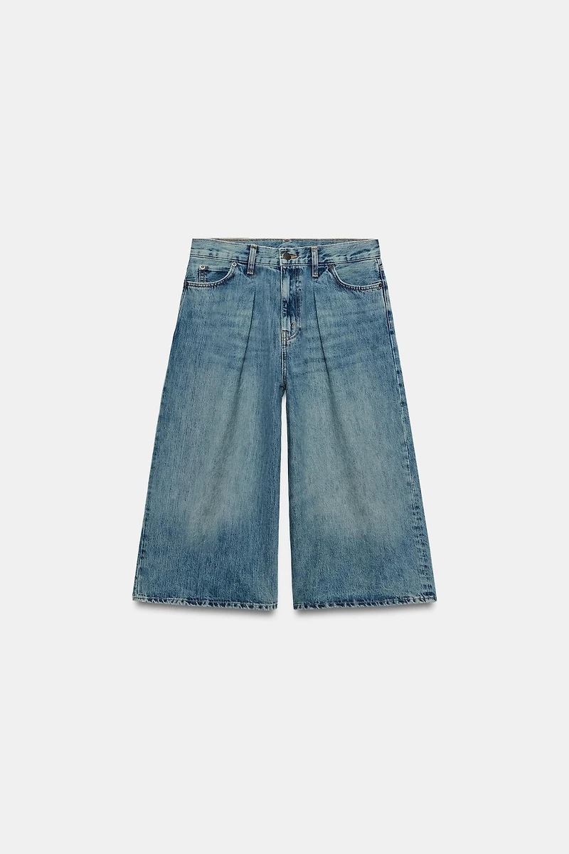 BERMUDA EN JEAN TAILLE MOYENNE ZW COLLECTION