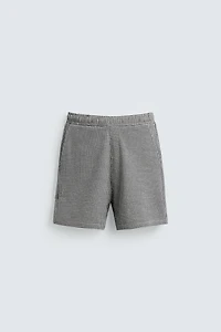 REGULAR FIT SEERSUCKER SHORTS