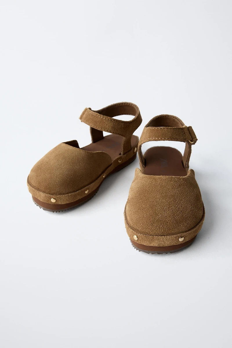 LEATHER CLOGS