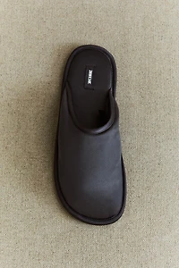 SATEEN MULE SLIPPERS