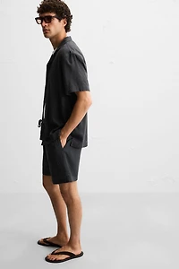 GEOMETRIC JACQUARD SHORTS