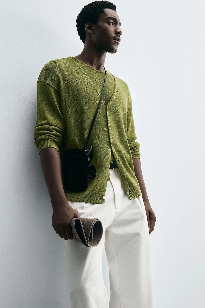 GILET AVEC LIN