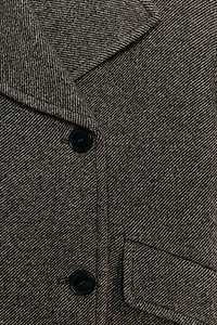 ZW COLLECTION DOUBLE-BREASTED WOOL COAT