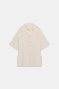 ZW COLLECTION FLOWY TIED SHIRT
