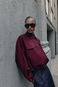 LARGE POCKET BOMBER JACKET