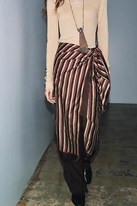 STRIPED PAREO SKIRT ZW COLLECTION