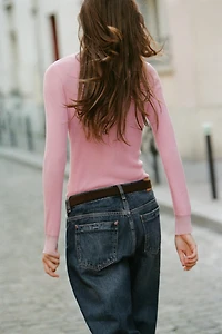 FINE KNIT WOOL JUMPER