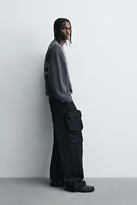 COMBINED PRINT SWEATSHIRT