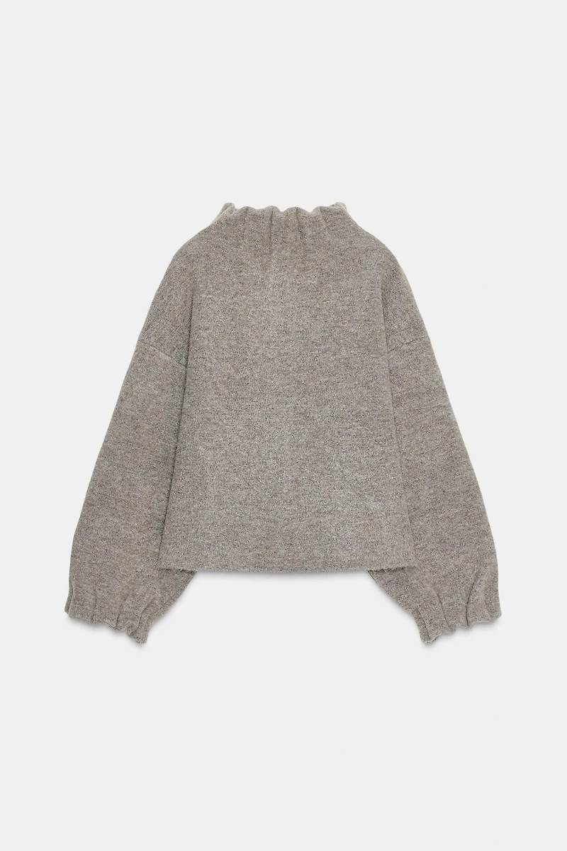 KNIT BOMBER JACKET