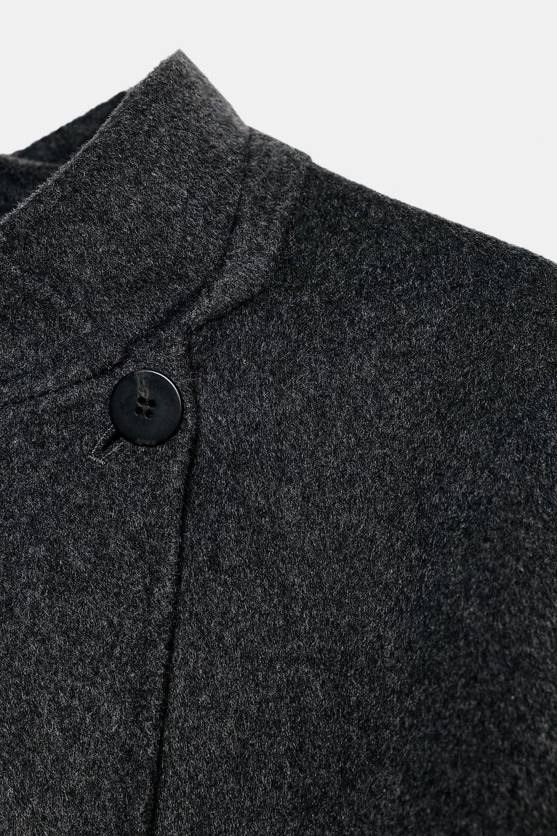 WOOL BLEND BLAZER WITH HANDKERCHIEF ZW COLLECTION